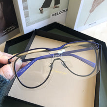 Load image into Gallery viewer, 49088 One Lens Anti-blue Light Oversized Cool Sunglasses Men Women Shades UV400 Vintage Glasses