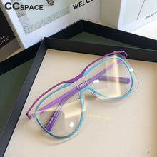Load image into Gallery viewer, 49088 One Lens Anti-blue Light Oversized Cool Sunglasses Men Women Shades UV400 Vintage Glasses
