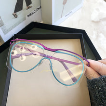 Load image into Gallery viewer, 49088 One Lens Anti-blue Light Oversized Cool Sunglasses Men Women Shades UV400 Vintage Glasses