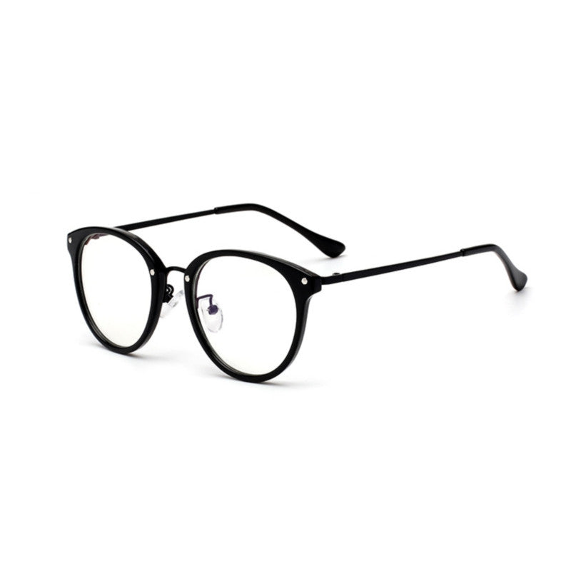 49097 TR90 Round Cat Eye Vintage Glasses Frames Men Women Optical Computer Glasses