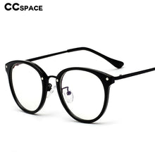 Load image into Gallery viewer, 49097 TR90 Round Cat Eye Vintage Glasses Frames Men Women Optical Computer Glasses