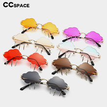 Load image into Gallery viewer, 49102 Rimless Sunglasses Steam Punk Men Women Cloud Lightning Tassel Shades UV400 Vintage Glasses