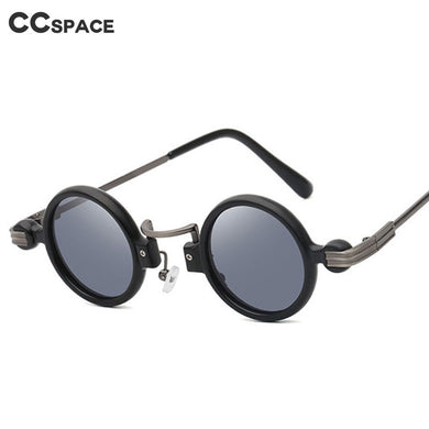 49124 Steam Punk Round Sunglasses Samll Frame Men Women Shades UV400 Vintage Glasses