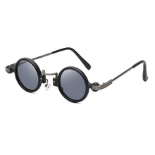Load image into Gallery viewer, 49124 Steam Punk Round Sunglasses Samll Frame Men Women Shades UV400 Vintage Glasses