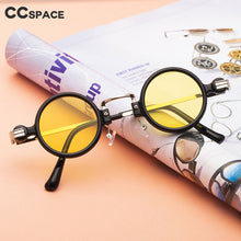 Load image into Gallery viewer, 49124 Steam Punk Round Sunglasses Samll Frame Men Women Shades UV400 Vintage Glasses