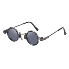 Load image into Gallery viewer, 49124 Steam Punk Round Sunglasses Samll Frame Men Women Shades UV400 Vintage Glasses