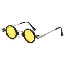 Load image into Gallery viewer, 49124 Steam Punk Round Sunglasses Samll Frame Men Women Shades UV400 Vintage Glasses