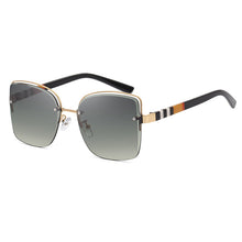 Load image into Gallery viewer, 49131 Rimless  Stripe Brand Sunglasses Men Women Shades Uv400 Vintage Glasses