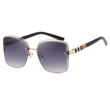 Load image into Gallery viewer, 49131 Rimless  Stripe Brand Sunglasses Men Women Shades Uv400 Vintage Glasses