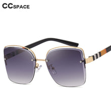 Load image into Gallery viewer, 49131 Rimless  Stripe Brand Sunglasses Men Women Shades Uv400 Vintage Glasses