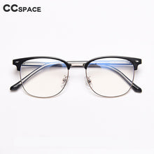 Load image into Gallery viewer, 49135 TR90 Square Cat Eye Metal Glasses Eyebrow Frames Ultralight Women Optical Computer Glasses