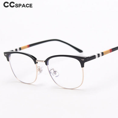 49135 TR90 Square Cat Eye Metal Glasses Eyebrow Frames Ultralight Women Optical Computer Glasses