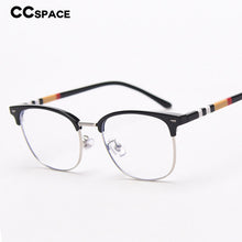 Load image into Gallery viewer, 49135 TR90 Square Cat Eye Metal Glasses Eyebrow Frames Ultralight Women Optical Computer Glasses
