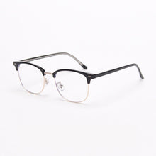 Load image into Gallery viewer, 49135 TR90 Square Cat Eye Metal Glasses Eyebrow Frames Ultralight Women Optical Computer Glasses