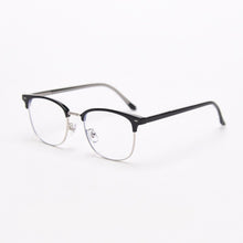 Load image into Gallery viewer, 49135 TR90 Square Cat Eye Metal Glasses Eyebrow Frames Ultralight Women Optical Computer Glasses
