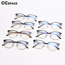 Load image into Gallery viewer, 49135 TR90 Square Cat Eye Metal Glasses Eyebrow Frames Ultralight Women Optical Computer Glasses