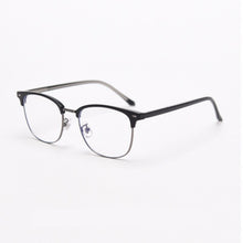 Load image into Gallery viewer, 49135 TR90 Square Cat Eye Metal Glasses Eyebrow Frames Ultralight Women Optical Computer Glasses