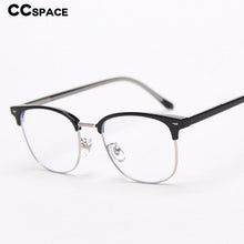 Load image into Gallery viewer, 49135 TR90 Square Cat Eye Metal Glasses Eyebrow Frames Ultralight Women Optical Computer Glasses
