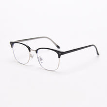 Load image into Gallery viewer, 49135 TR90 Square Cat Eye Metal Glasses Eyebrow Frames Ultralight Women Optical Computer Glasses