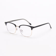 Load image into Gallery viewer, 49135 TR90 Square Cat Eye Metal Glasses Eyebrow Frames Ultralight Women Optical Computer Glasses