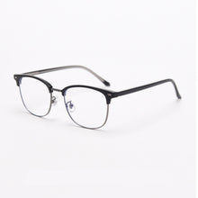 Load image into Gallery viewer, 49135 TR90 Square Cat Eye Metal Glasses Eyebrow Frames Ultralight Women Optical Computer Glasses