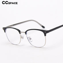 Load image into Gallery viewer, 49135 TR90 Square Cat Eye Metal Glasses Eyebrow Frames Ultralight Women Optical Computer Glasses
