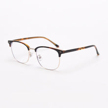 Load image into Gallery viewer, 49135 TR90 Square Cat Eye Metal Glasses Eyebrow Frames Ultralight Women Optical Computer Glasses