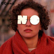 Load image into Gallery viewer, 49140 Round Frameless Personality Punk Sunglasses Men Women Shades UV400 Vintage Glasses