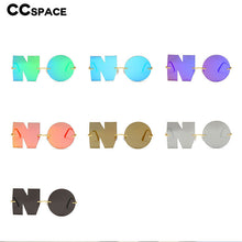 Load image into Gallery viewer, 49140 Round Frameless Personality Punk Sunglasses Men Women Shades UV400 Vintage Glasses