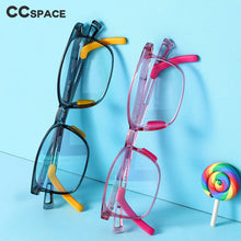Load image into Gallery viewer, 49142 for Children Blue Light Proof Glasses Student Glasses Frame TR90 Adjustable Legs Optical Computer Glasses