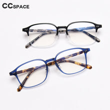 Load image into Gallery viewer, 49150 Plastic Titanium Glasses Frames Acetate Legs Square Ultralight Men Women Optical Computer Glasses