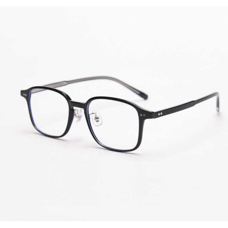 49150 Plastic Titanium Glasses Frames Acetate Legs Square Ultralight Men Women Optical Computer Glasses