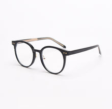 Load image into Gallery viewer, 49151 Round Plastic Titanium Glasses Frames Vintage Men Women Optical Computer Glasses