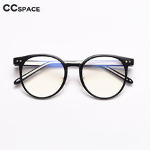 Load image into Gallery viewer, 49151 Round Plastic Titanium Glasses Frames Vintage Men Women Optical Computer Glasses