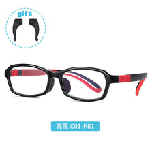Load image into Gallery viewer, 49157 Kids Anti Blue Light Plastic Titanium Glasses Frames Removable Ultralight Children Optical Computer Glasses
