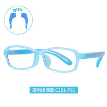 Load image into Gallery viewer, 49157 Kids Anti Blue Light Plastic Titanium Glasses Frames Removable Ultralight Children Optical Computer Glasses