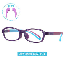 Load image into Gallery viewer, 49157 Kids Anti Blue Light Plastic Titanium Glasses Frames Removable Ultralight Children Optical Computer Glasses