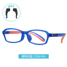Load image into Gallery viewer, 49157 Kids Anti Blue Light Plastic Titanium Glasses Frames Removable Ultralight Children Optical Computer Glasses