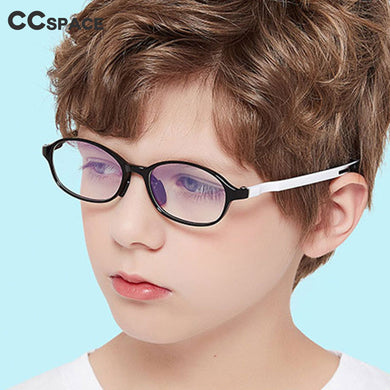49158 Kids Anti Blue Light TR90 Glasses Frames Ultralight Children Optical Computer Glasses