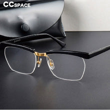 Load image into Gallery viewer, 49164 Plate Material Optical Glasses Frames Men Eyebrows Retro Women Acetate Fibre Computer Glasses