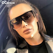 Load image into Gallery viewer, 49171 Oversized Square Sunglasses Men Women Classical Shades UV400 Vintage Glasses