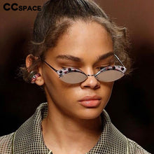 Load image into Gallery viewer, 49175 Alloy Rimless Black Dots Print Sunglasses Men Women Shades UV400 Vintage Glasses