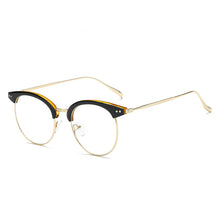 Load image into Gallery viewer, 49194 Retro Round Eyebrows Optical Glasses Frames Men Women Computer Eyeglasses