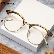 Load image into Gallery viewer, 49194 Retro Round Eyebrows Optical Glasses Frames Men Women Computer Eyeglasses