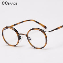 Load image into Gallery viewer, 49198 TR90 Punk Retro Round Glasses Frames  Men Women Optical Computer Glasses