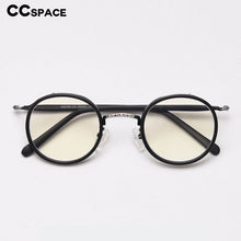 Load image into Gallery viewer, 49198 TR90 Punk Retro Round Glasses Frames  Men Women Optical Computer Glasses
