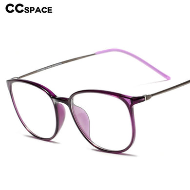 49203 Pure Titanium Glasses Frames Cat Eye Men Women Optical Computer Glasses