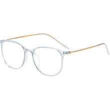 Load image into Gallery viewer, 49203 Pure Titanium Glasses Frames Cat Eye Men Women Optical Computer Glasses