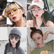 Load image into Gallery viewer, 49215 Oversized Goggle One Lens Sunglasses Men Women Shades UV400 Vintage Glasses