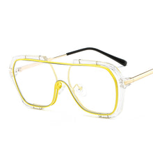 Load image into Gallery viewer, 49215 Oversized Goggle One Lens Sunglasses Men Women Shades UV400 Vintage Glasses